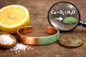 Pourquoi le cuivre devient vert ?